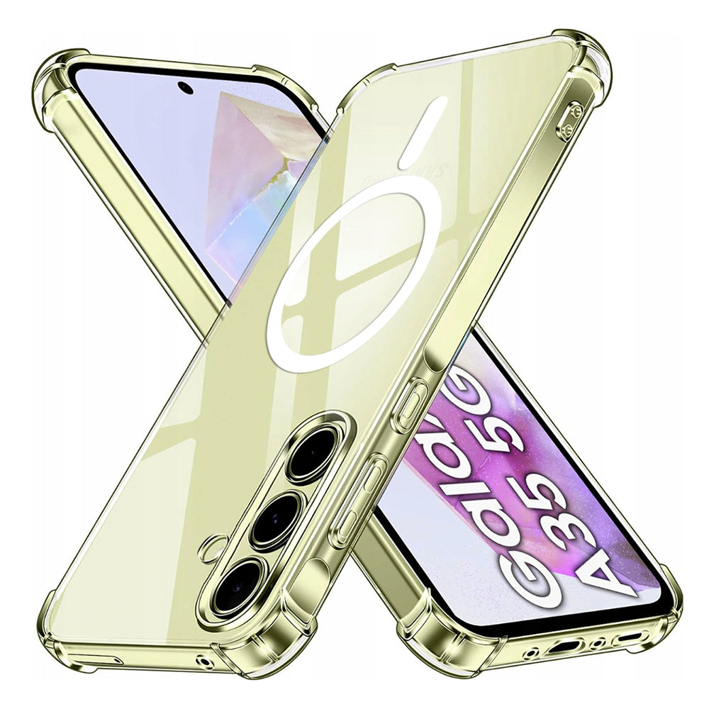 MagSafe futrola za Samsung Galaxy A35 5G A356, Techsuit, Otporna na udarce, Prozirna