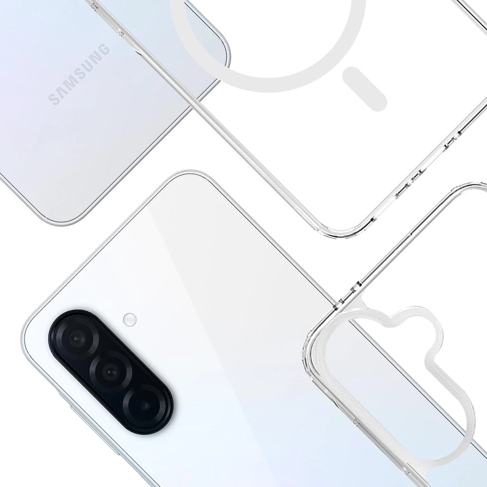 MagSafe futrola za Samsung Galaxy A36 A366, 3MK, Armor MagCase, Prozirna