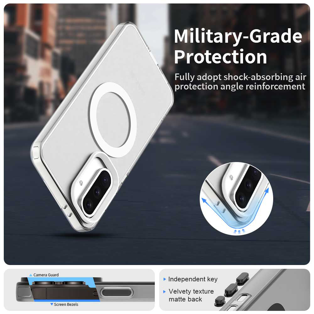 MagSafe futrola za Samsung Galaxy A36 A366, Techsuit, CandyCase, Bijela