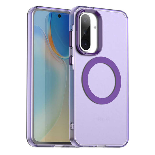 MagSafe futrola za Samsung Galaxy A36 A366, Techsuit, CandyCase, Ljubičasta