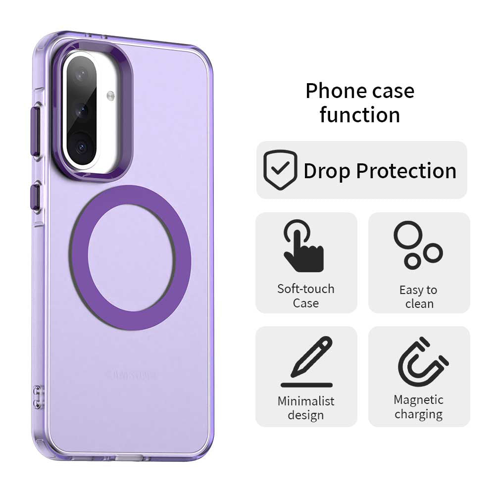 MagSafe futrola za Samsung Galaxy A36 A366, Techsuit, CandyCase, Ljubičasta