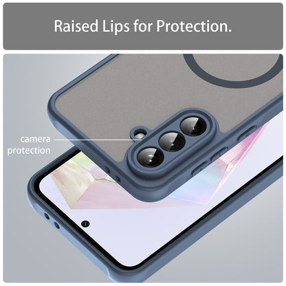 MagSafe futrola za Samsung Galaxy A36 A366, Techsuit, HaloFrost II, Tamnoplava