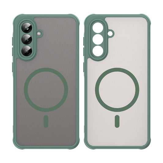 MagSafe futrola za Samsung Galaxy A36 A366, Techsuit, HaloFrost II, Zelena