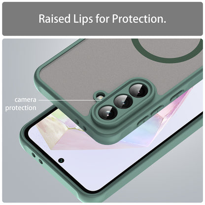 MagSafe futrola za Samsung Galaxy A36 A366, Techsuit, HaloFrost II, Zelena