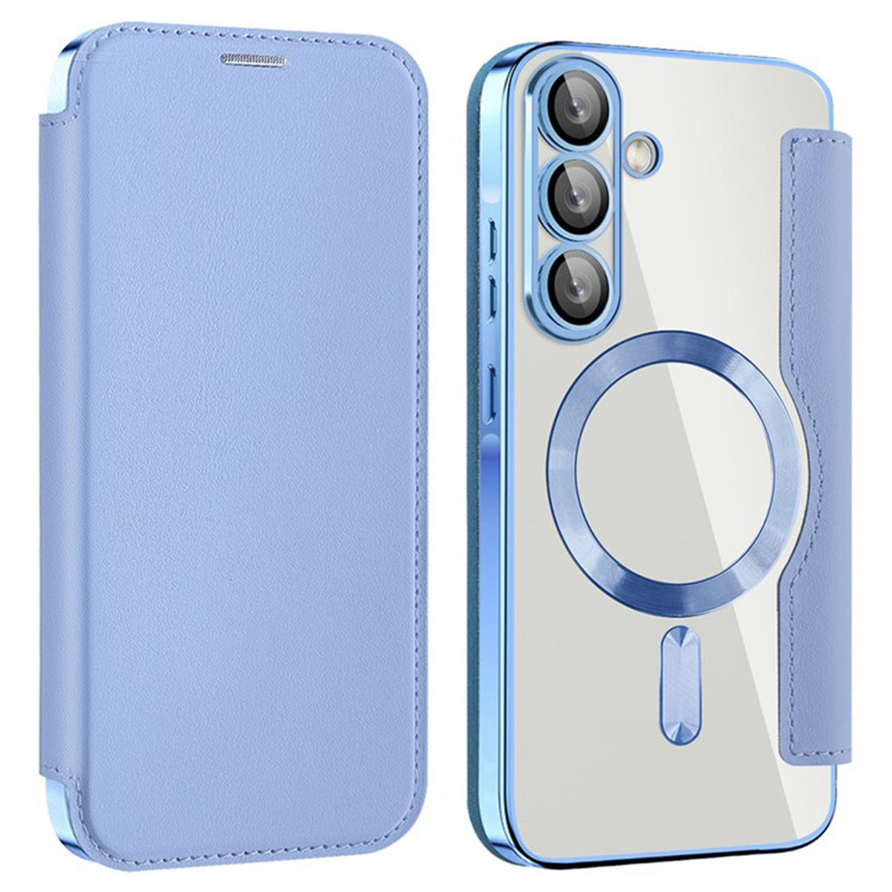 MagSafe futrola za Samsung Galaxy A36 A366, Techsuit, SmartMag Book, Plava