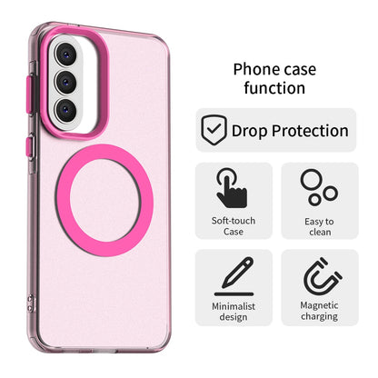 Futrola MagSafe za Samsung Galaxy A37 5G, Techsuit, CandyCase, Roza