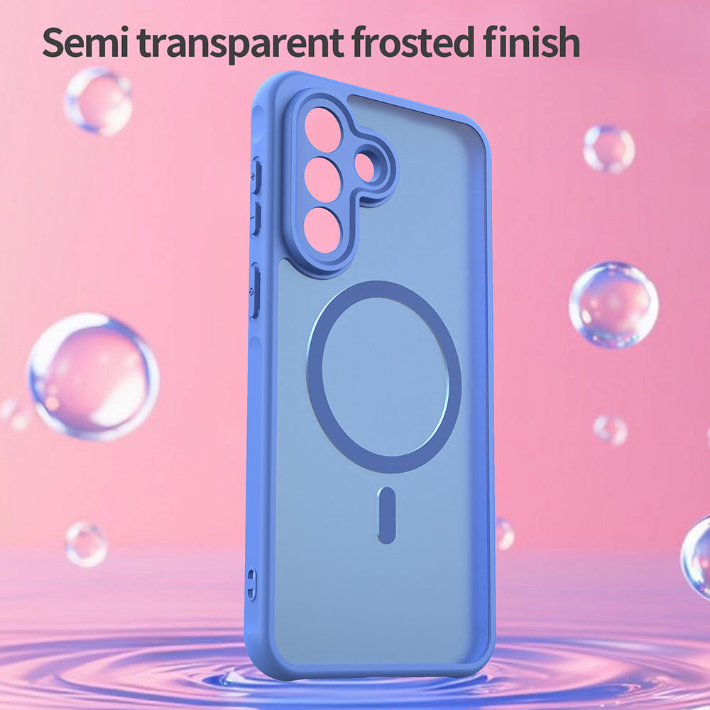Futrola MagSafe za Samsung Galaxy A37 5G, Techsuit, HaloFrost II, Plava