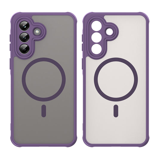 Futrola MagSafe za Samsung Galaxy A37 5G, Techsuit, HaloFrost II, Ljubičasta