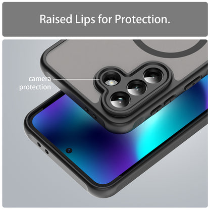 Futrola MagSafe za Samsung Galaxy A37 5G, Techsuit, HaloFrost II, Crna