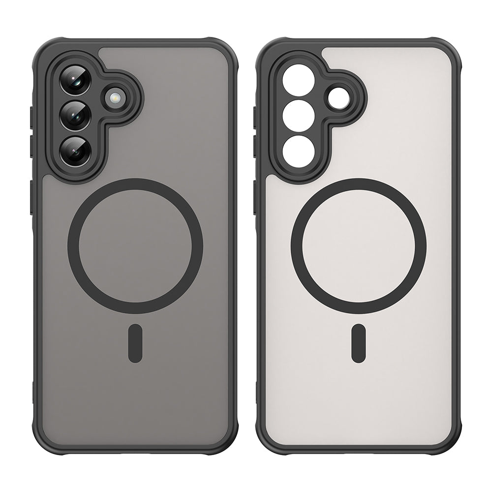 Futrola MagSafe za Samsung Galaxy A37 5G, Techsuit, HaloFrost II, Crna