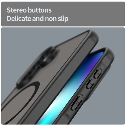 Futrola MagSafe za Samsung Galaxy A37 5G, Techsuit, HaloFrost II, Crna