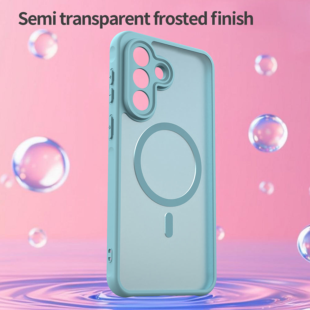 Futrola MagSafe za Samsung Galaxy A37 5G, Techsuit, HaloFrost II, Svijetlo zelena