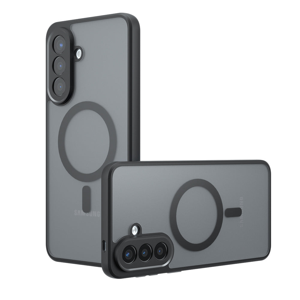 Futrola MagSafe za Samsung Galaxy A37 5G, Techsuit, PureFrost, Satin Crna