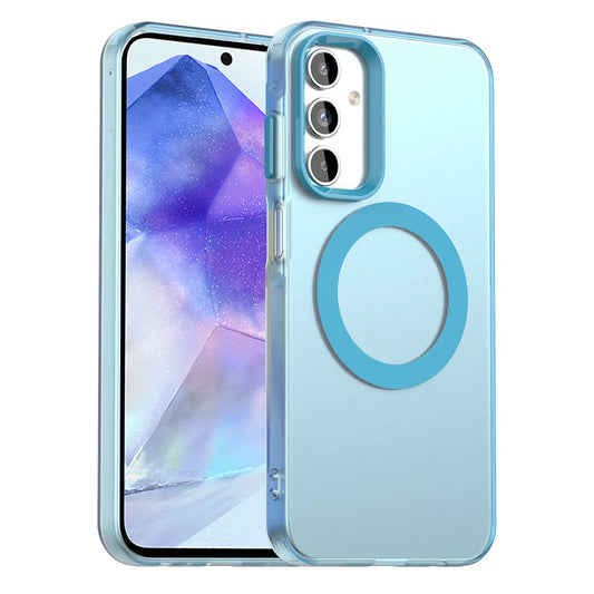 MagSafe maska za Samsung Galaxy A55 5G A556, Techsuit, CandyCase, Plava