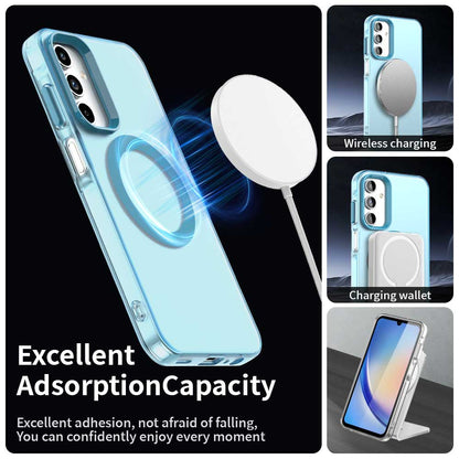 MagSafe maska za Samsung Galaxy A55 5G A556, Techsuit, CandyCase, Plava