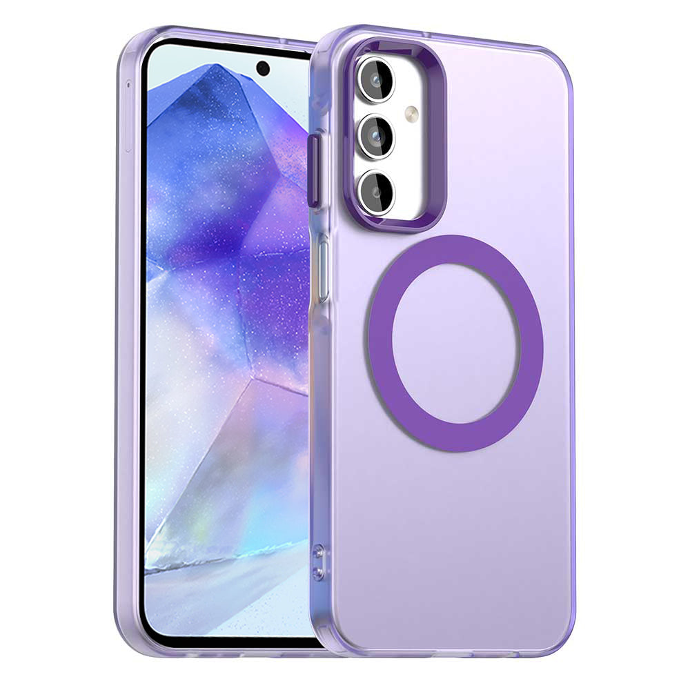 MagSafe futrola za Samsung Galaxy A55 5G A556, Techsuit, CandyCase, Ljubičasta