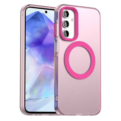 MagSafe maska za Samsung Galaxy A55 5G A556, Techsuit, CandyCase, Roza