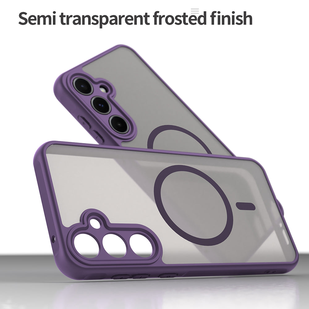 MagSafe futrola za Samsung Galaxy A55 5G A556, Techsuit, HaloFrost II, Ljubičasta