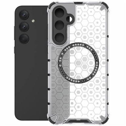 MagSafe futrola za Samsung Galaxy A55 5G A556, Techsuit, HoneyComb Shield, Bijela