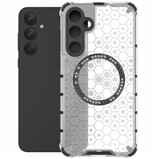 MagSafe futrola za Samsung Galaxy A55 5G A556, Techsuit, HoneyComb Shield, Bijela