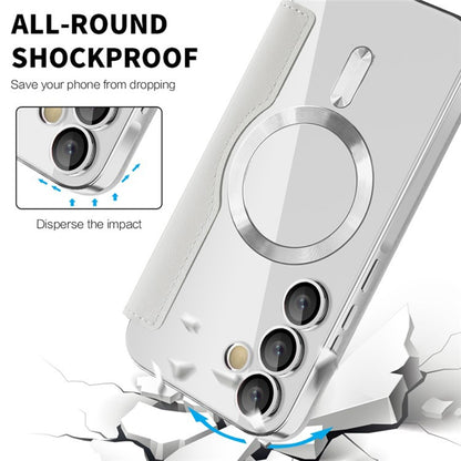 MagSafe futrola za Samsung Galaxy A55 5G A556, Techsuit, SmartMag Book, Siva