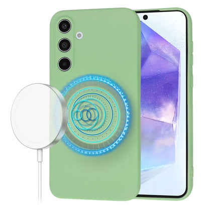 MagSafe maska za Samsung Galaxy A55 5G A556, Techsuit, SoftFlex, Svijetlo Zelena