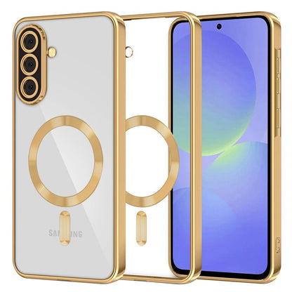 MagSafe futrola za Samsung Galaxy A56 A566 / A36 A366, Techsuit, Luxury Crystal, Zlatna