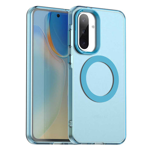 MagSafe futrola za Samsung Galaxy A56 A566, Techsuit, CandyCase, Plava