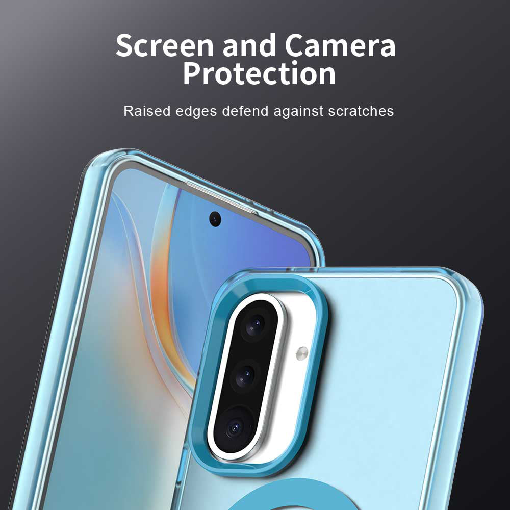 MagSafe futrola za Samsung Galaxy A56 A566, Techsuit, CandyCase, Plava