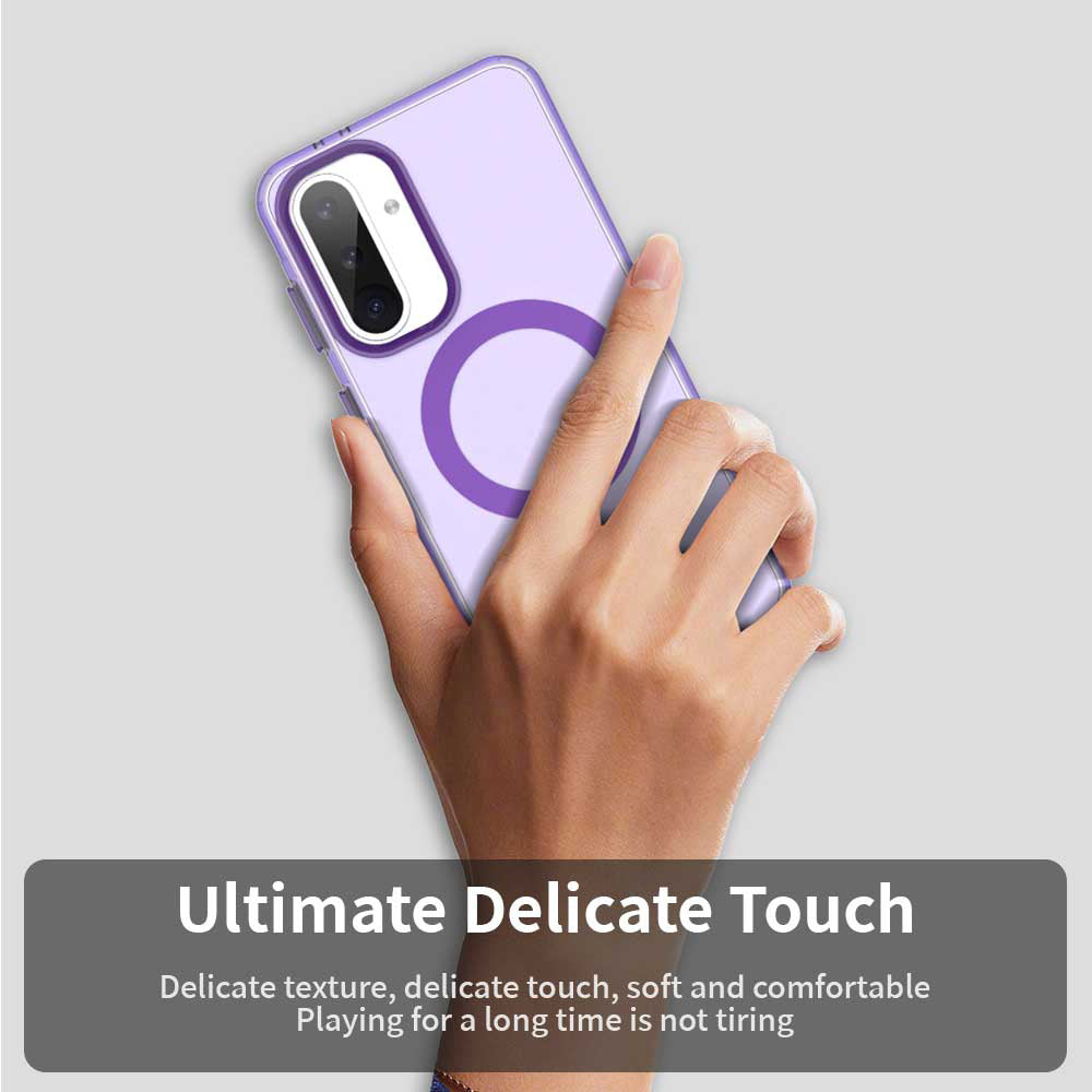MagSafe futrola za Samsung Galaxy A56 A566, Techsuit, CandyCase, Ljubičasta