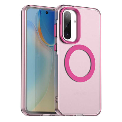 MagSafe futrola za Samsung Galaxy A56 A566, Techsuit, CandyCase, Roza