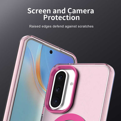 MagSafe futrola za Samsung Galaxy A56 A566, Techsuit, CandyCase, Roza
