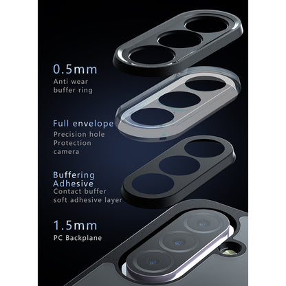 MagSafe maska za Samsung Galaxy A56 A566, Techsuit, PureFrost, Crna Satenska