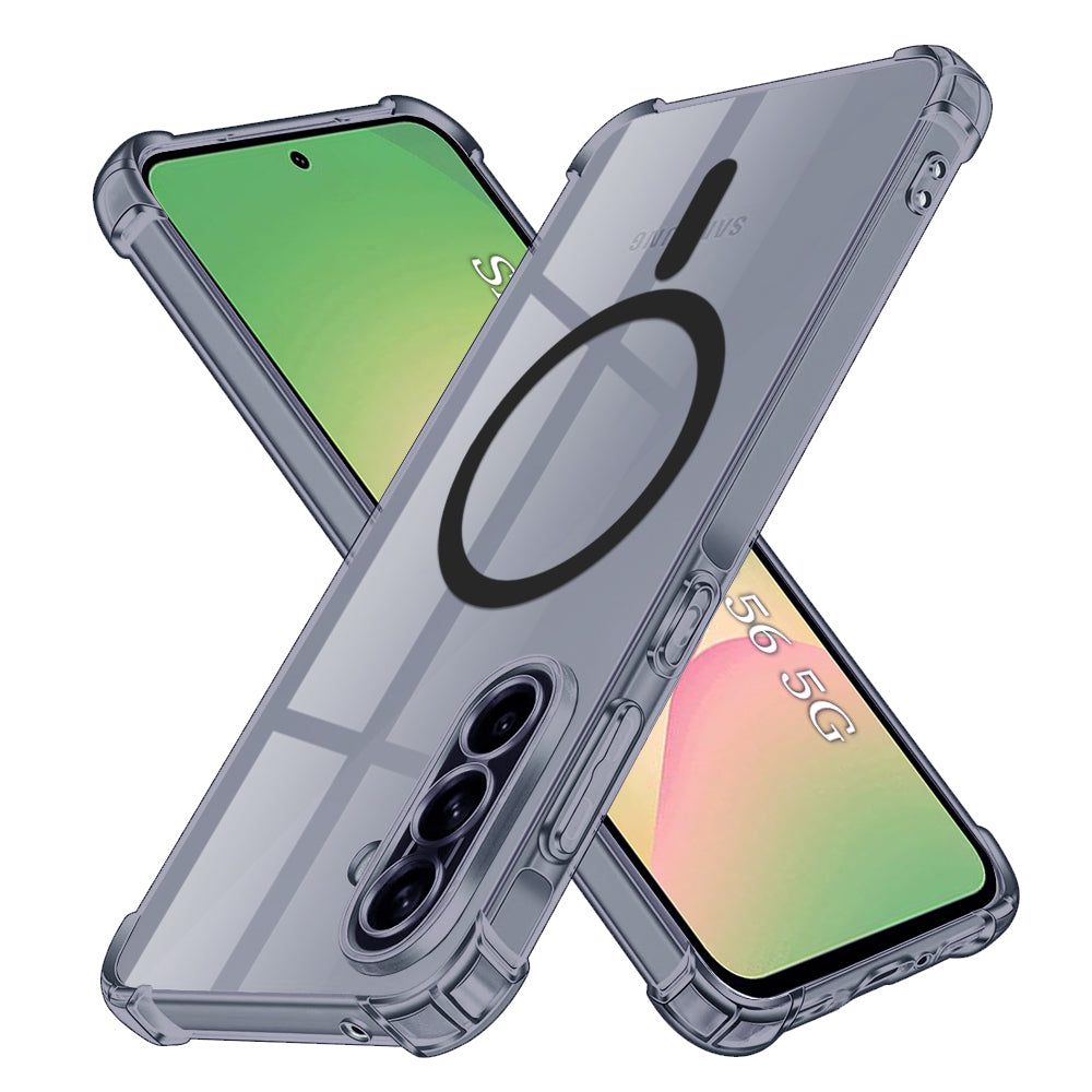 MagSafe futrola za Samsung Galaxy A56 A566, Techsuit, Shockproof Clear, Dimna