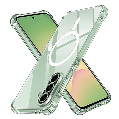 MagSafe futrola za Samsung Galaxy A56 A566, Techsuit, Shockproof, Prozirna