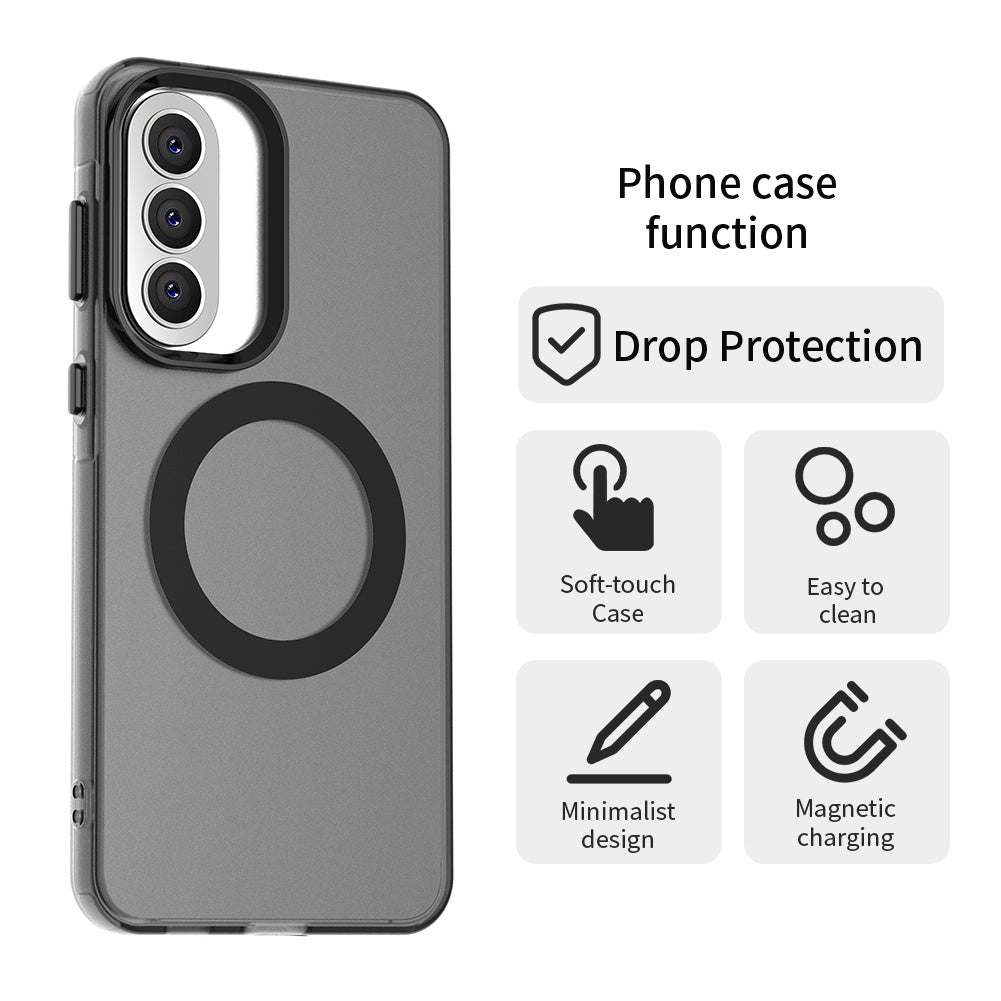 MagSafe futrola za Samsung Galaxy A57 5G, Techsuit, CandyCase, Crna