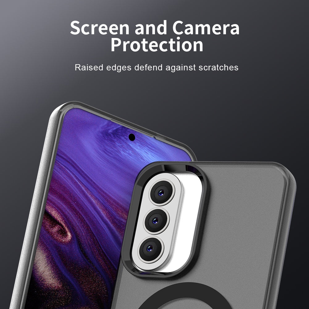 MagSafe futrola za Samsung Galaxy A57 5G, Techsuit, CandyCase, Crna