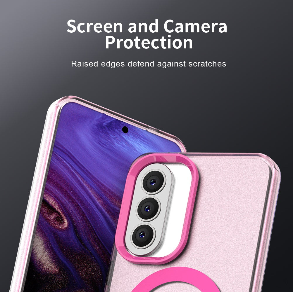 Futrola MagSafe za Samsung Galaxy A57 5G, Techsuit, CandyCase, Roza