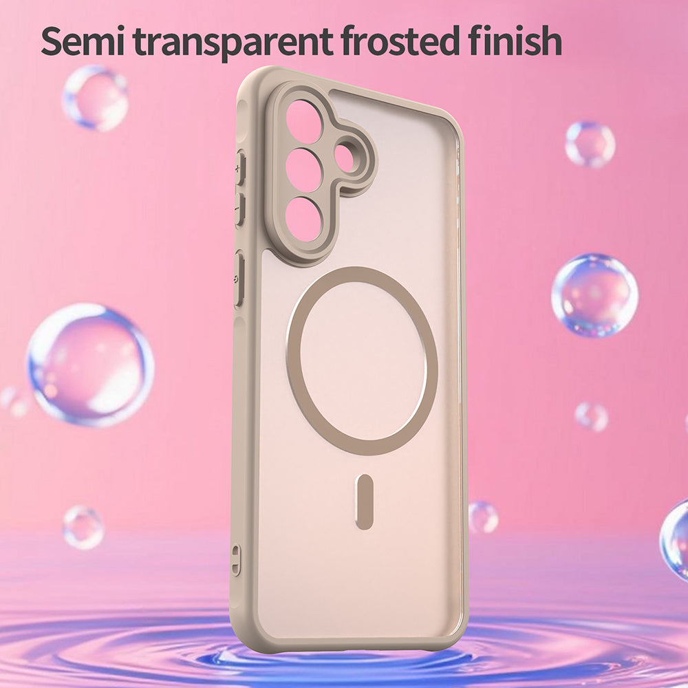 Futrola MagSafe za Samsung Galaxy A57 5G, Techsuit, HaloFrost II, Zlatna