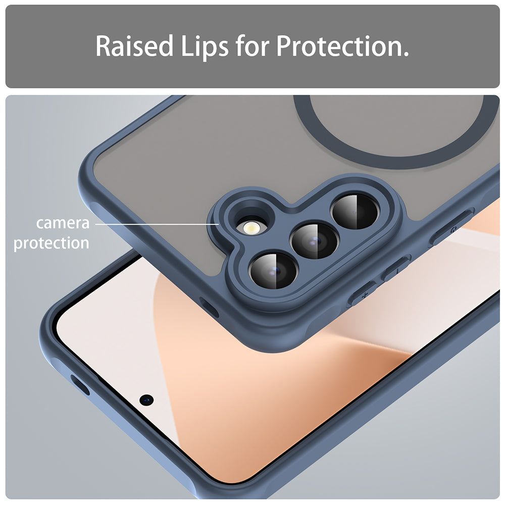 Futrola MagSafe za Samsung Galaxy A57 5G, Techsuit, HaloFrost II, Tamnoplava