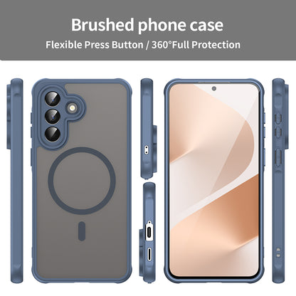 Futrola MagSafe za Samsung Galaxy A57 5G, Techsuit, HaloFrost II, Tamnoplava