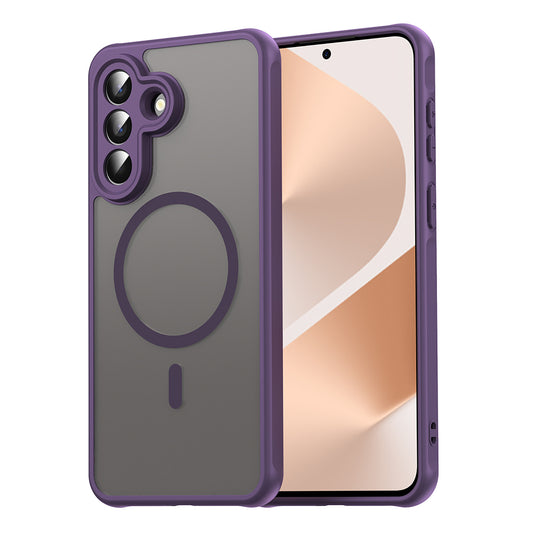 Futrola MagSafe za Samsung Galaxy A57 5G, Techsuit, HaloFrost II, Ljubičasta