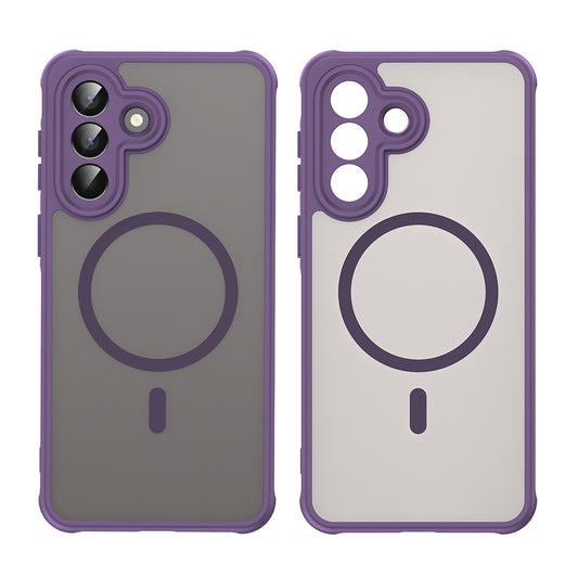 Futrola MagSafe za Samsung Galaxy A57 5G, Techsuit, HaloFrost II, Ljubičasta