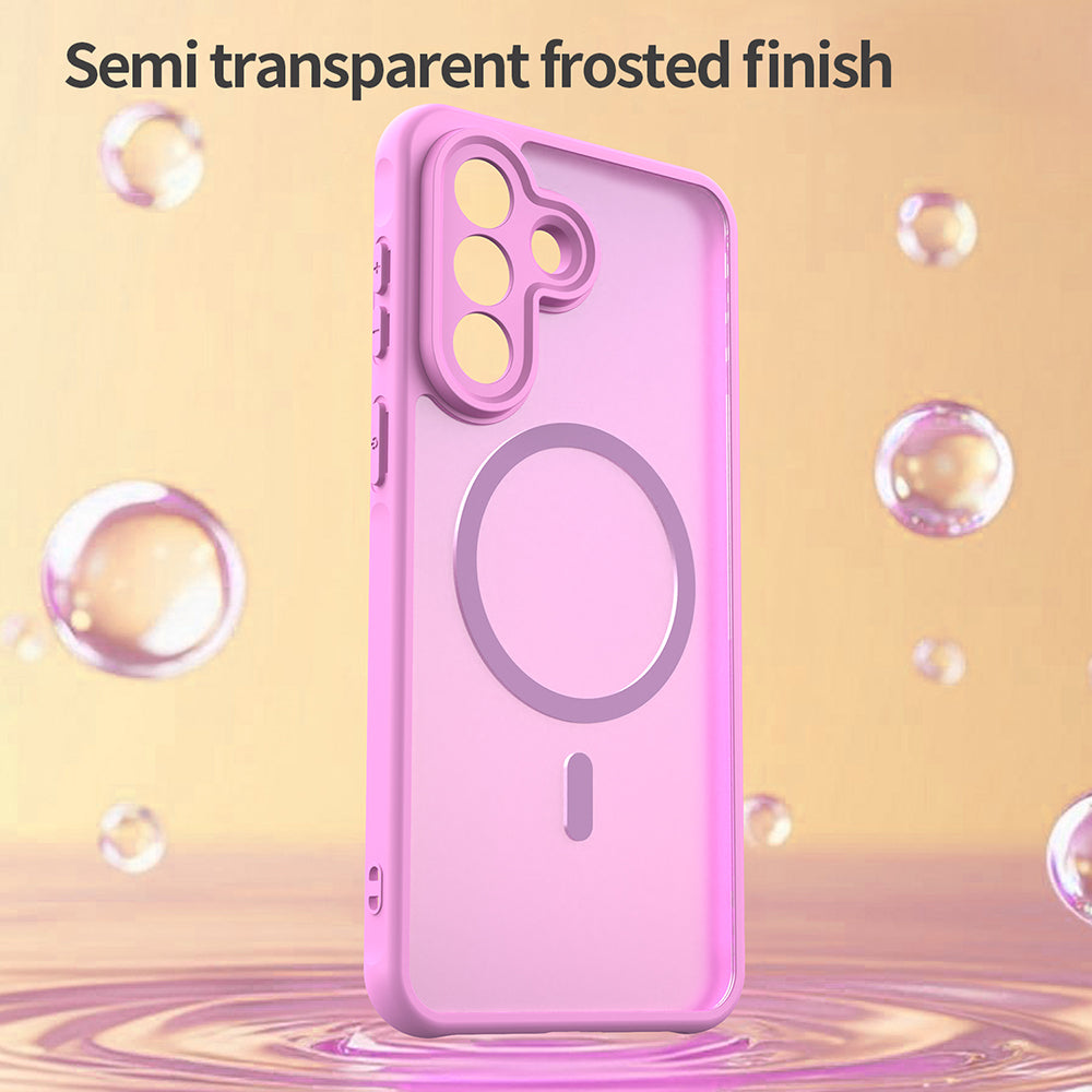 MagSafe futrola za Samsung Galaxy A57 5G, Techsuit, HaloFrost II, Roza