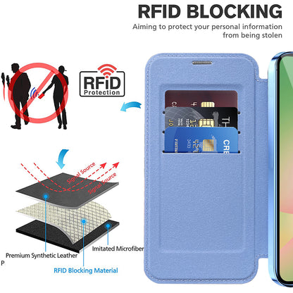 MagSafe futrola za Samsung Galaxy A57 5G, Techsuit, SmartMag Book, Plava