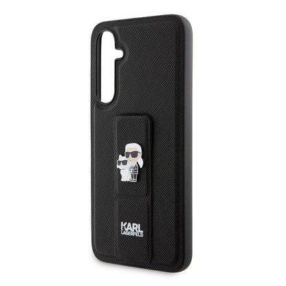 MagSafe futrola za Samsung Galaxy S23 FE S711, Karl Lagerfeld, Saffiano Gripstand Karl & Choupette, Plava