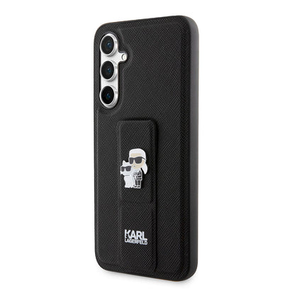 MagSafe futrola za Samsung Galaxy S23 FE S711, Karl Lagerfeld, Saffiano Gripstand Karl & Choupette, Plava