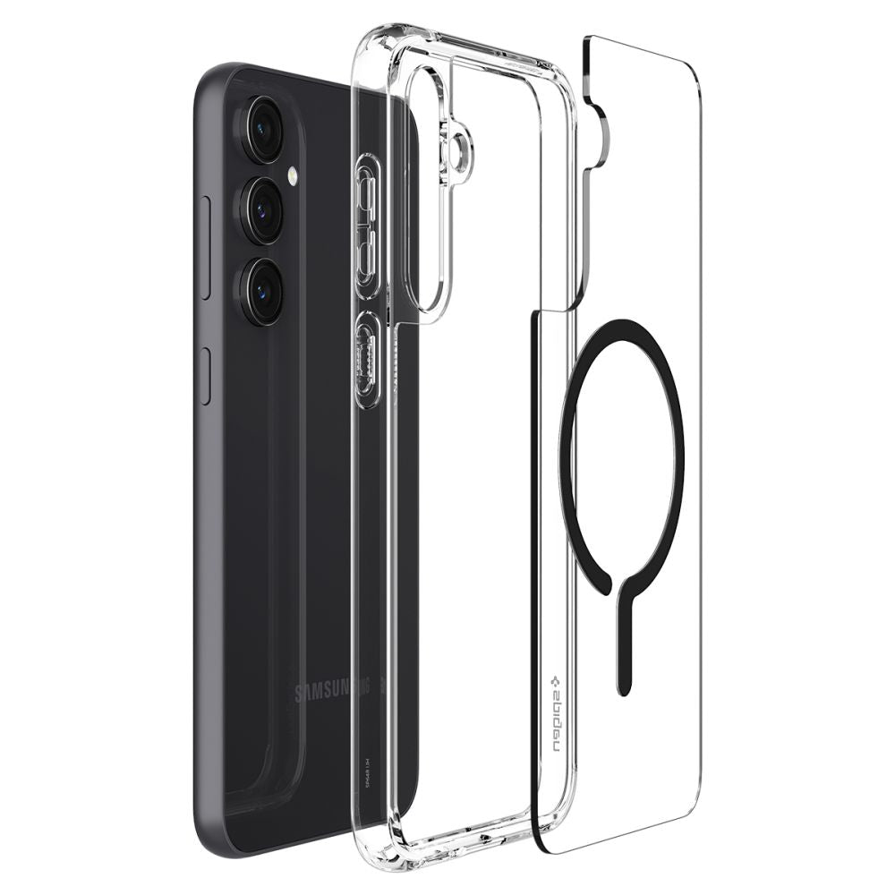 Futrola MagSafe za Samsung Galaxy S23 FE S711, Spigen, Ultra Hybrid OneTap Ring, Prozirna