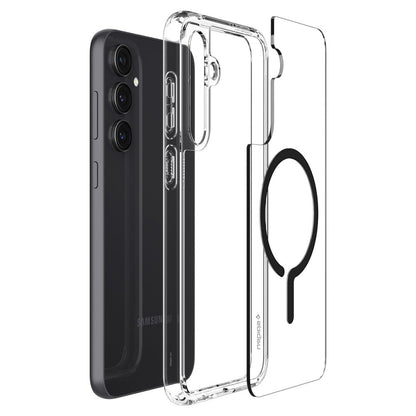 Futrola MagSafe za Samsung Galaxy S23 FE S711, Spigen, Ultra Hybrid OneTap Ring, Prozirna