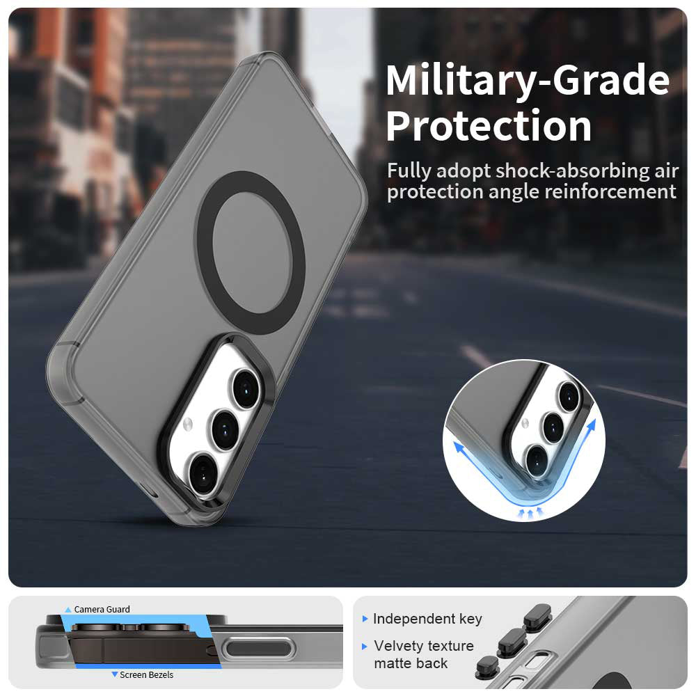 MagSafe futrola za Samsung Galaxy S23 FE S711, Techsuit, CandyCase, Crna